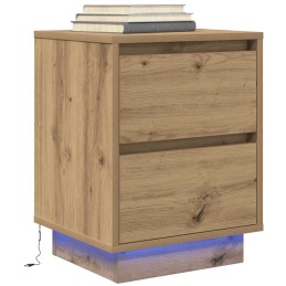 Nachttisch mit LED-Leuchten...