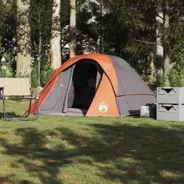 Campingzelt 4 Personen Grau...