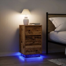 Nachttisch mit LED-Leuchten...