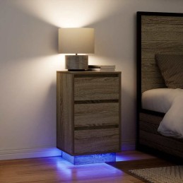 Nachttisch mit LED-Leuchten...