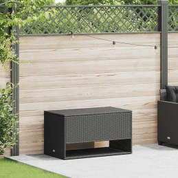 Outdoor-Kissenbox Schwarz...