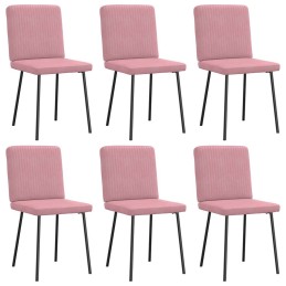 Esszimmerstühle 6 Stk. Rosa...