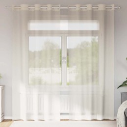 Voile Vorhänge mit Ösen 2...