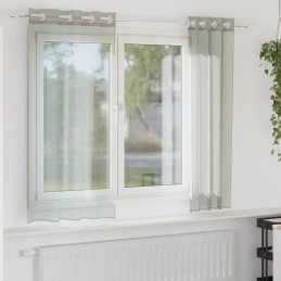 Voile Vorhänge mit Ösen 2...