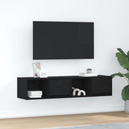 TV-Schränke 2 Stk. Schwarz...
