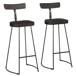 Barhocker 2 Stk. Schwarz...