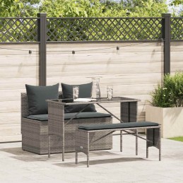 3-tlg. Garten-Essgruppe mit...
