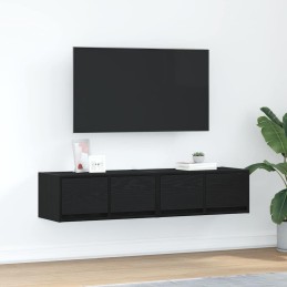 TV-Schränke 2 Stk. Schwarz...