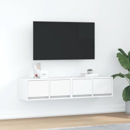 TV-Schränke 2 Stk. Weiß...