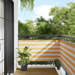 Balkon-Sichtschutz Gelb und...