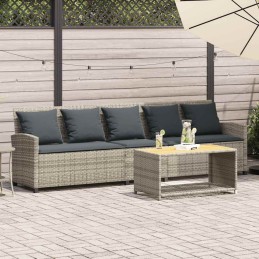 Gartensofa 5-Sitzer mit...