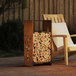 Brennholzregal 40x30x80 cm...