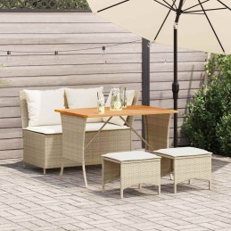 4-tlg. Garten-Essgruppe mit...