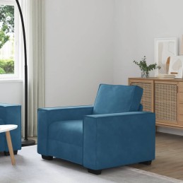 Sessel Blau 60 cm Samt
