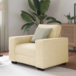 Sessel Creme 60 cm Stoff