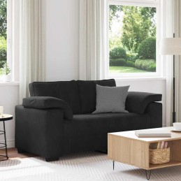 Zweisitzer-Sofa Schwarz 120...