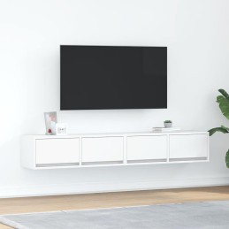 TV-Schränke 2 Stk. Weiß...
