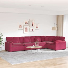 Modulares Sofa mit Kissen...