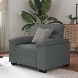 Sessel Dunkelgrau 60 cm Stoff