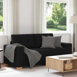 Zweisitzer-Sofa Schwarz 140...