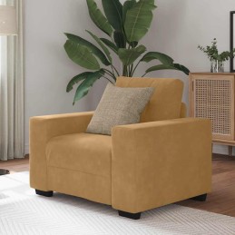 Sessel Braun 60 cm Samt