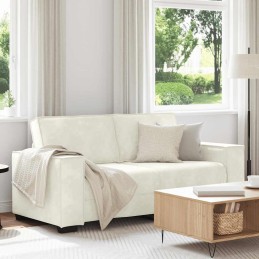 2-Sitzer-Sofa Creme 140 cm...