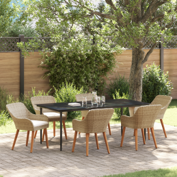 7-teiliges Garten Essset...