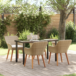 5-teiliges Gartentischset...