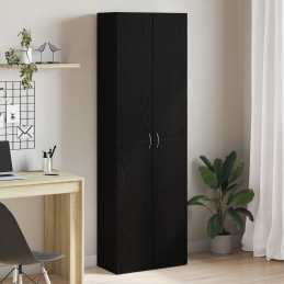 Büroschrank Schwarz Eiche...