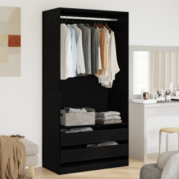 Kleiderschrank in Schwarz...