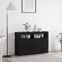 Sideboard Schwarz Eiche...