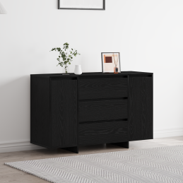 Sideboard Schwarz Eiche...
