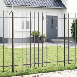 Gartenzaun mit Speerkopf...