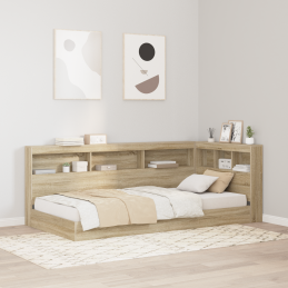 Bücherregal-Bett Sonoma...