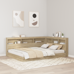 Bücherregal-Bett Sonoma...