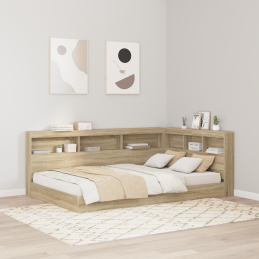Bücherregal-Bett Sonoma...