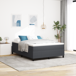 Boxspringbett Dunkelgrau...