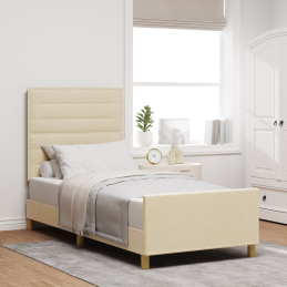 Bettgestell in Creme,...