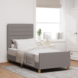 Bettgestell in Taupe,...