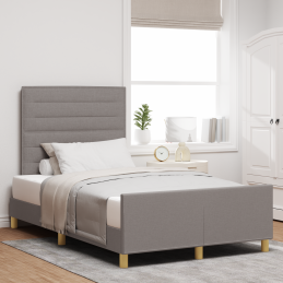 Bettgestell in Taupe...