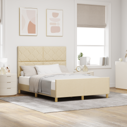 Bettgestell Creme 160x200...
