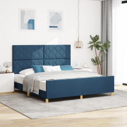 Bettgestell Blau 180x200 cm...