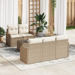 6-teiliges Garten Sofa Set...