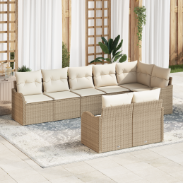 8-teiliges Garten-Sofa-Set...