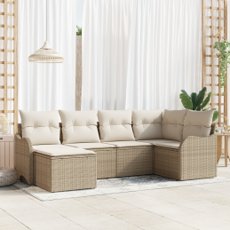 6-teiliges Garten Sofa Set...