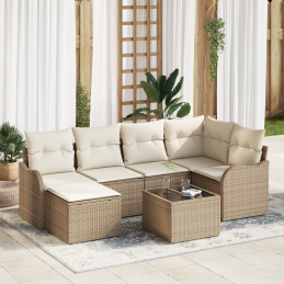 7-teiliges Garten-Sofa-Set...