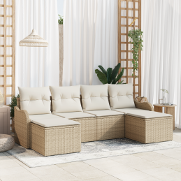6-teiliges Garten Sofa Set...