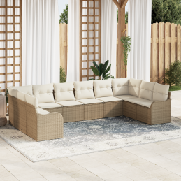 10-teiliges Garten-Sofa Set...