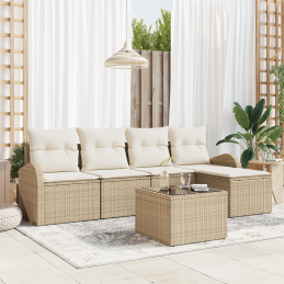 6-teiliges Garten-Sofaset...