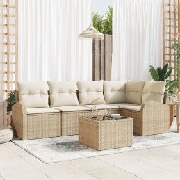 6-teiliges Garten Sofa Set...